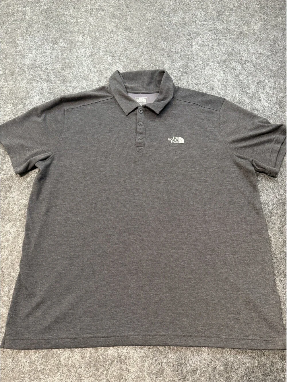 The North Face FlashDry Men’s XL Gray Short Sleeve Performance Polo Shirt
